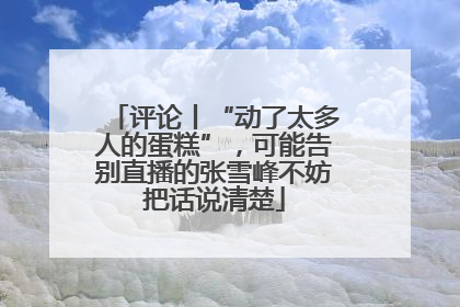 评论丨“动了太多人的蛋糕”，可能告别直播的张雪峰不妨把话说清楚
