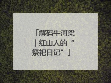 解码牛河梁｜红山人的“祭祀日记”