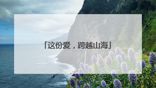 这份爱，跨越山海