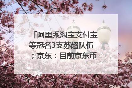 阿里系淘宝支付宝等冠名3支苏超队伍；京东：目前京东币链科技并没有开始发行稳定币｜早资道