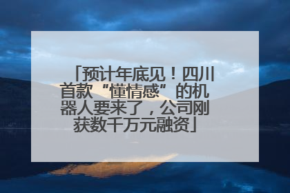 预计年底见！四川首款“懂情感”的机器人要来了，公司刚获数千万元融资