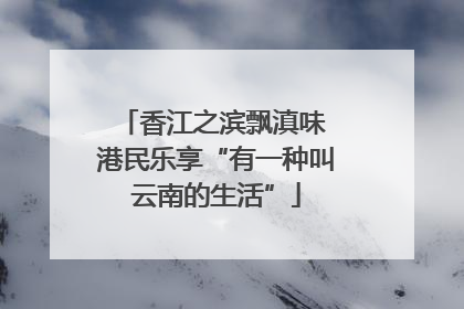 香江之滨飘滇味 港民乐享“有一种叫云南的生活”