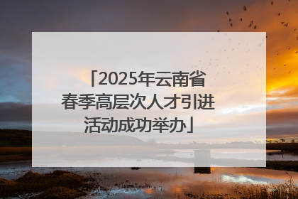 2025年云南省春季高层次人才引进活动成功举办