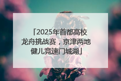 2025年首都高校龙舟挑战赛，京津两地健儿竞速门城湖