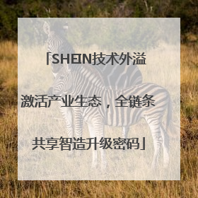 SHEIN技术外溢激活产业生态，全链条共享智造升级密码